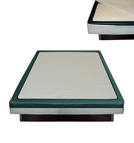 Orthopädischer Visco Softside Wasserbett Viscotopper 2 cm mit Piqué-Bezug (120 x 200 cm) von Wasserbetten 1A