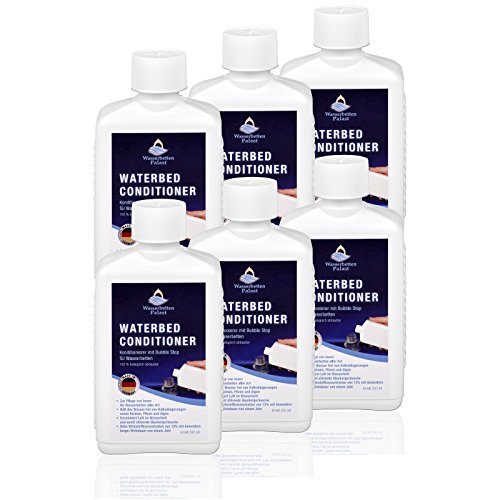 Wasserbetten Palast 6X 250ml Wasserbett Konditionierer Conditioner - Wasserbett-Zubehör für Softside Hardside von Wasserbetten Palast