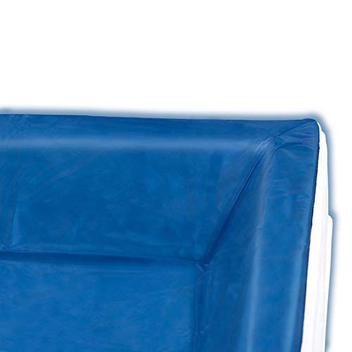 Liner - Vinyl-Schutzfolie für RWM Aqua Classic - die Schutzwanne für Ihr Wasserbett - Höhe innen: 20-23 cm keilförmig - alle Wasserbettgrößen z.B. 200x220 cm von Wasserbetten Palast