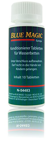 Blue Magic Conditioner Konditionierer Tabletten Tabs Wasserbett Schlauchsystem Kissen 10 Stück von Wasserbetten1a