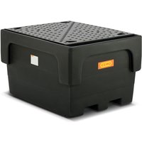 CEMO Auffangwanne aus PE für 1x IBC, mit PE-Lochplatte CEMO Auffangwanne aus PE für 1x IBC, mit PE-Lochplatte von CEMO