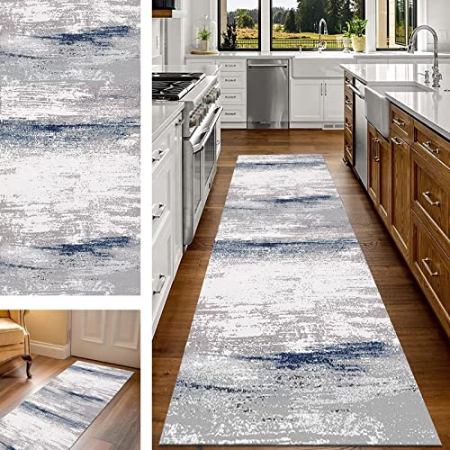 Teppich Läufer Flur Küche rutschfest 50X200CM Korridor Teppichläufer Grau Weiß Abstrakt Waschbar Küchenläufer Flurteppich Polyester Meterware Flurläufer Lang Schlafzimmer Wohnzimmer Läufer Teppich Teppich Läufer Flur Küche rutschfest 50X200CM Korridor Teppichläufer Grau Weiß Abstrakt Waschbar Küchenläufer Flurteppich Polyester Meterware Flurläufer Lang Schlafzimmer Wohnzimmer Läufer Teppich von Wassly