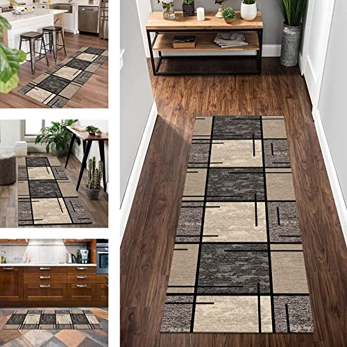 Teppich Läufer Lang Flur Küche rutschfest waschbar Korridor Teppichläufer Khaki Matten 80X150CM Küchenläufer Modern Abstrakt Schlafzimmer Kinderzimmer Wohnzimmer Meterware Teppichmatten Flurläufer Teppich Läufer Lang Flur Küche rutschfest waschbar Korridor Teppichläufer Khaki Matten 80X150CM Küchenläufer Modern Abstrakt Schlafzimmer Kinderzimmer Wohnzimmer Meterware Teppichmatten Flurläufer von Wassly