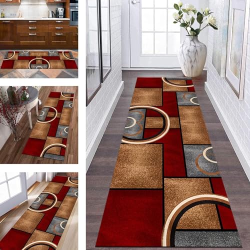 Teppich Läufer Lang Flur rutschfest waschbar Teppichmatte Küchenläufer 80X400CM Abstrakt Korridor Läufer Teppich Anpassbar Küchenmat Meterware Flurteppich Dauerhaft Wohnzimmer Schlafzimmer Esszimmer Teppich Läufer Lang Flur rutschfest waschbar Teppichmatte Küchenläufer 80X400CM Abstrakt Korridor Läufer Teppich Anpassbar Küchenmat Meterware Flurteppich Dauerhaft Wohnzimmer Schlafzimmer Esszimmer von Wassly