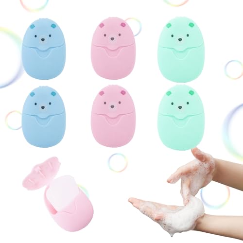300 Blätter Seifenblätter für Unterwegs Seifenflocken Mini Reiseprodukte Reiseseife Papier Mini Travel Essentials Nützliche Reise Gadgets Seifenpapierblätter für Reisen Vater von WatDenyFine