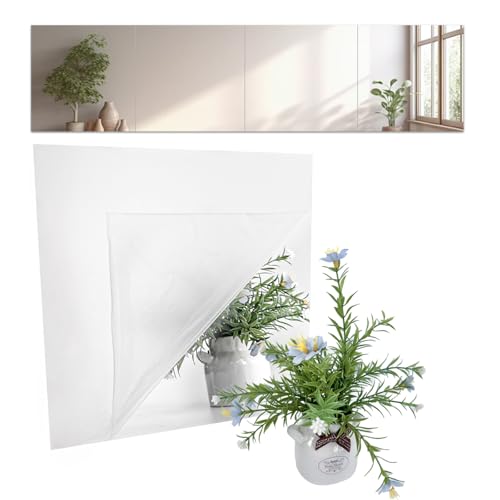 4 Stück Spiegelfliesen Selbstklebend Acryl Spiegel Klebespiegel Spiegelfolie Selbstklebend Selbstklebende Spiegel Spiegelfliesen 20x20 DIY Spiegelfliese für Schlafzimmer Schrank Badezimmer Wohnzimmer 4 Stück Spiegelfliesen Selbstklebend Acryl Spiegel Klebespiegel Spiegelfolie Selbstklebend Selbstklebende Spiegel Spiegelfliesen 20x20 DIY Spiegelfliese für Schlafzimmer Schrank Badezimmer Wohnzimmer von WatDenyFine