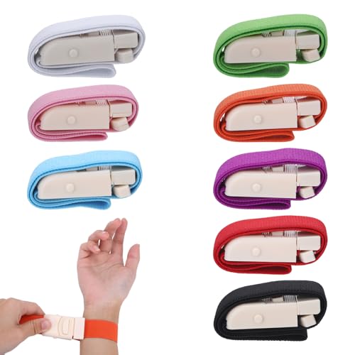 8 Stück Stauschlauch Blutabnahme Blutabnahme Set Tourniquet Holster Venenstauer Stauschlauch Blutabnahme Personalisiert Tourniquet-Schnalle Astauschlauch Blutabnahme Einfach zu Bedienen (8 Farben) von WatDenyFine