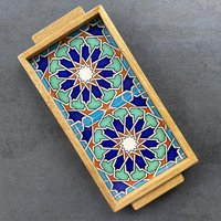 Handgemachte Fliesen Tabletts Aus Walnuss von Watany