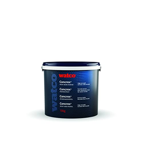 Watco Concrex Epozidharzmörtel Color (10 kg, Schwarz) von Watco