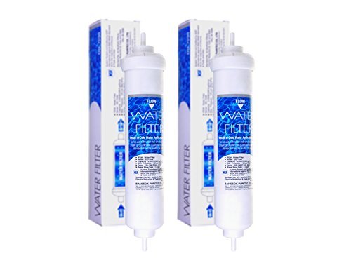 Wasserfilter DD-7098 - Kühlschrank Filter kompatibel mit Siemens 00750558, Bosch 00750558, Neff 00750558, Ersatz von 00497818 und Daewoo 3019974800, 3019974100, 3010541600 (2er-Set) von Banseok Puritec