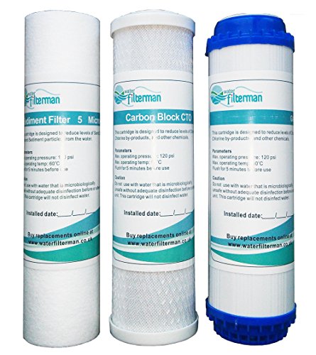 3-stufiger HMA-Wasserfilter, Systemfilter für Schwermetall-Reduzierung von WaterFilterManLtd