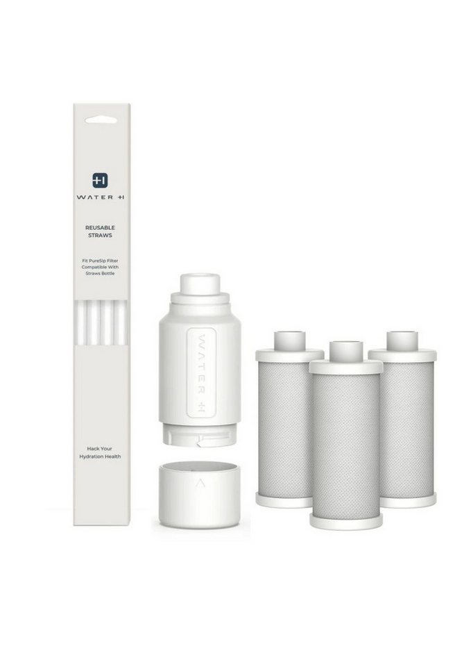 WaterH Trinkflasche, Weiß von WaterH