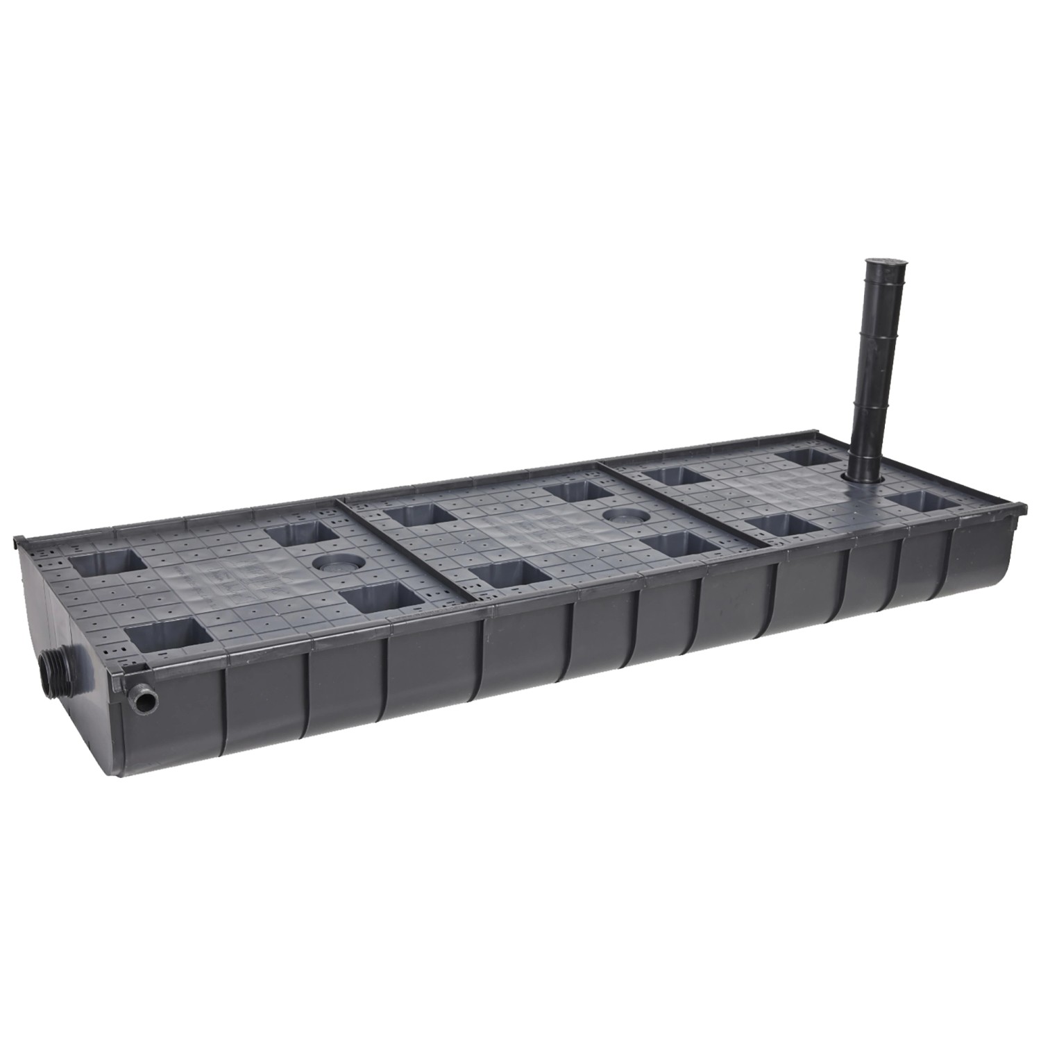 WaterUps Bewässerungsbox Unterirdisch 134 cm x 47 cm Schwarz von WaterUps