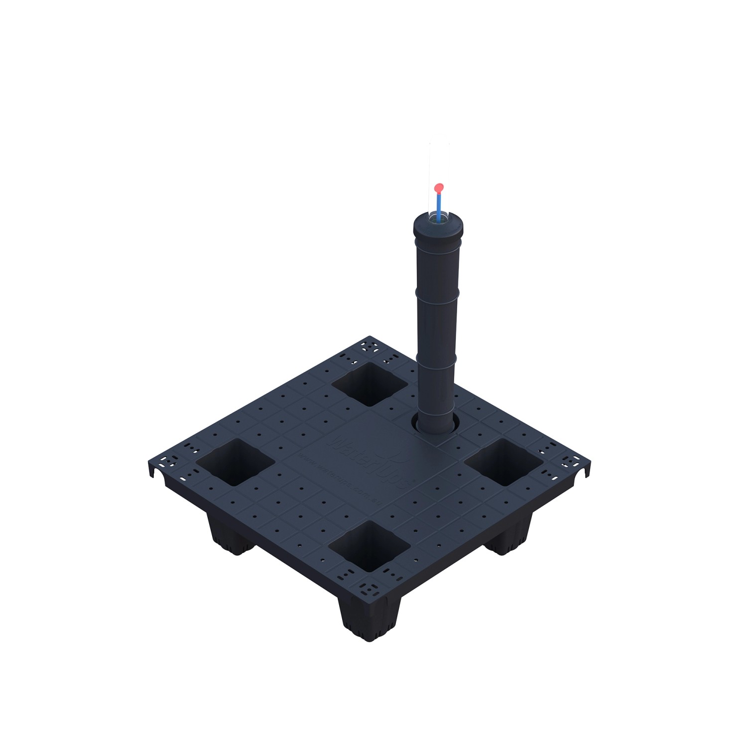 WaterUps Starter-Set 40 cm x 40 cm Schwarz von WaterUps