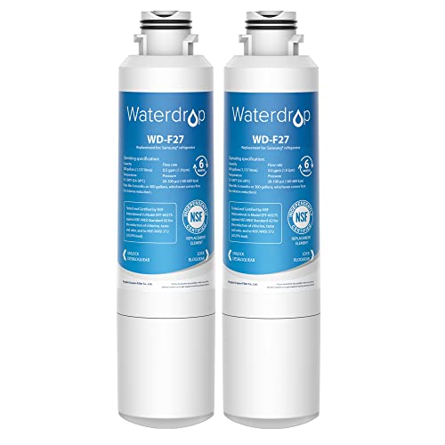 Waterdrop 2X DA29-00020B Kühschrank Wasserfilter, Kompatibel mit Samsung DA29-00020B, HAF-CIN EXP DA29-00020A DA29-00019A DA97-08006 DA97-08043ABC Kenmore46-9101 REFSVC AP5271937 HDX-FMS-2 von Waterdrop