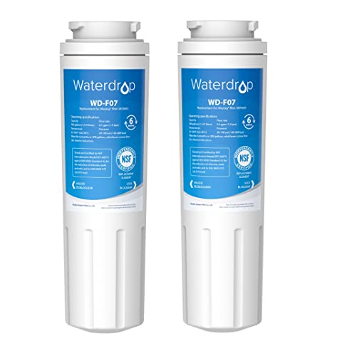Waterdrop 2X UKF8001 Kühlschrank Wasserfilter, Kompatibel mit UKF8001, UKF8001AXX, UKF8001P, UKF9001, PuriClean II, Whirlpool 4396395, 469006, Filter 4, Sears/Kenmore 9006, 46-9006 von Waterdrop