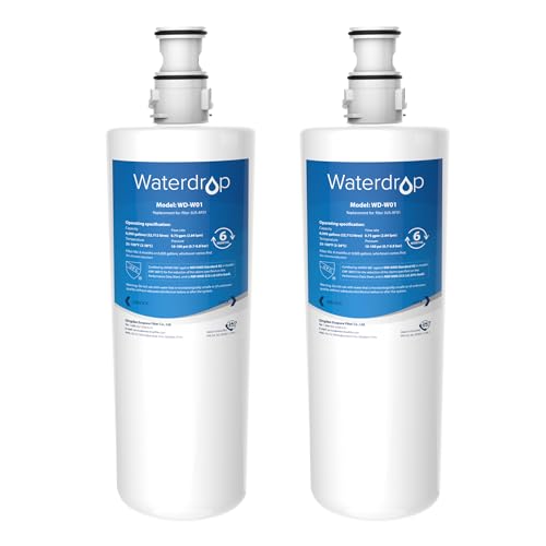 Waterdrop 3US-AF01 Wasserfilter, kompatibel mit InSinkErator® Hot Water Tap F701R, F-701R, HC-3300, GN-1100, HC-1100, 3M AP3-765S, 70020019835 (2) von Waterdrop