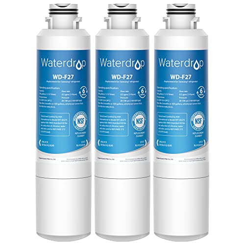Waterdrop 3X DA29-00020B Kühlschrank Wasserfilter Ersatz, Kompatibel mit Samsung DA29-00020B HAF-CIN/EXP, HAFCIN, DA29-00020B-1, DA29-00020A, DA29-00019A, DA97-08006A, DA97-08043ABC, Kenmore 46-9101 von Waterdrop