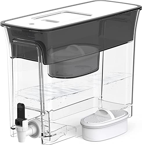 Waterdrop Wasserfilter Kanne, Wasserfilterspender (4,5L) mit 1×90 Tage Filter, NSF Zertifizierter Wasserfilter Trinkwasser Krug für Kühlschrank, Reduziert Kalk, Chlor, Blei (Filter: WD-PF-01A Plus) von Waterdrop