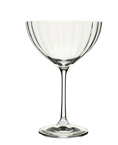 Waterfall Champagnerglas, 34 cl, Kristallglas, klar, 6 Stück von Bohemia