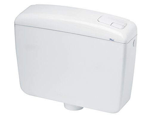 Waterful SPK1000 WC-Spülkasten/Toilettenkasten, 2 Tasten, Weiß von Waterful