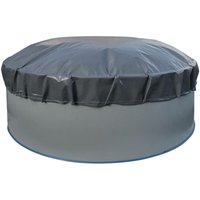 Luftkissen Poolabdeckung Aufblasbare Abdeckplane rund Ø 3,5 m grau/innen beige mit Ösen und Kordelzug Luftkissen Poolabdeckung Aufblasbare Abdeckplane rund Ø 3,5 m grau/innen beige mit Ösen und Kordelzug von Waterman