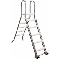 Sicherheits-Poolleiter Edelstahl für Hochbecken mit 150 cm höhe Sicherheits-Poolleiter Edelstahl für Hochbecken mit 150 cm höhe von Waterman