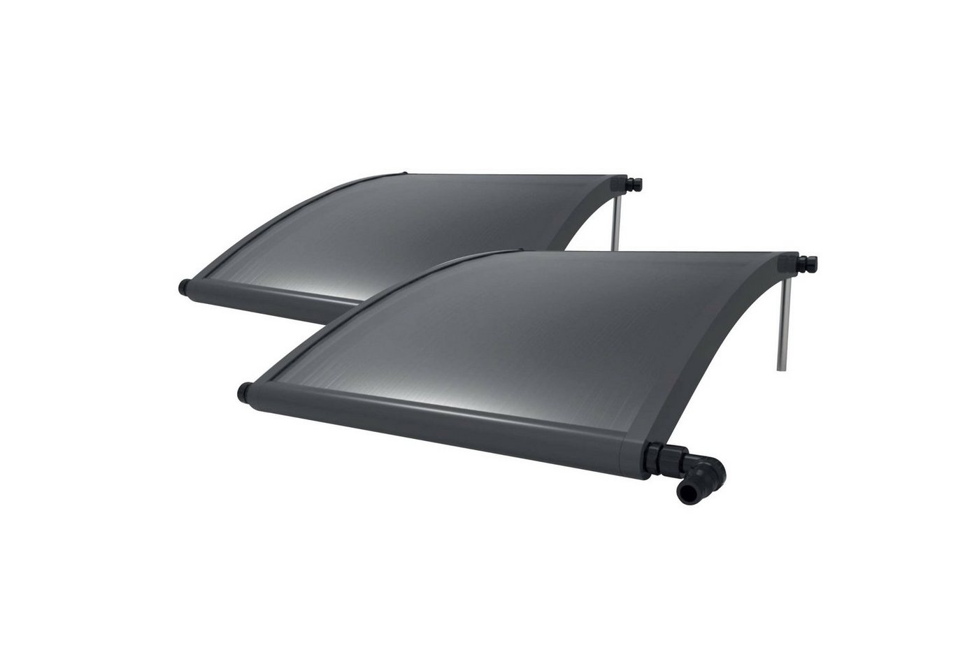 Waterman Solarabsorber Solarkollektor Standard 2er Set 80x120cm/0,8m² ink von Waterman