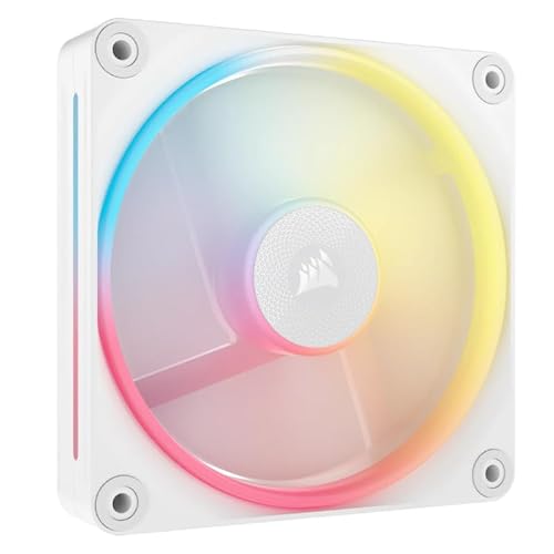 Lüfter - 120mm Aux Lüfter - RGB Beleuchtung - Optimierter Luftstrom - Design in Weiß - Geräuscharm - Ideal für PC Lüfter - 120mm Aux Lüfter - RGB Beleuchtung - Optimierter Luftstrom - Design in Weiß - Geräuscharm - Ideal für PC von Watio Wave
