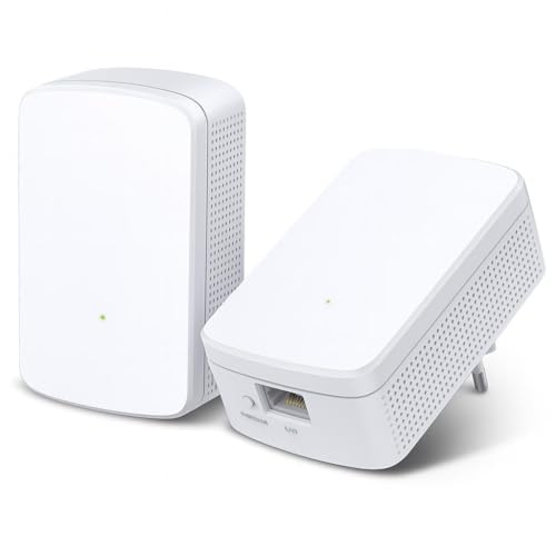 Powerline-Adapter – 2er-Set mit Gigabit-LAN-Verbindung, ideal für Netzwerkerweiterung bis zu 500 Mbit/s, einfache Installation und effiziente Verkabelung. von Watio Wave