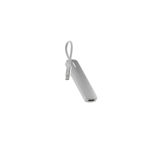Watio Wave Hub - Gerät mit 5 USB-C-Anschlüssen, Leistung 140 W, graues Design, ideal zum schnellen Laden und Übertragen von Daten. * von Watio Wave