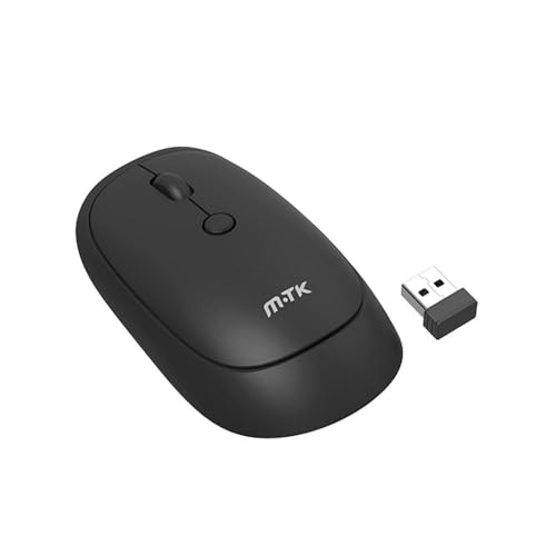 Watio Wave Kabellose Maus, wiederaufladbare Maus mit RF 2,4 GHz, 1600 DPI, 500-mAh-Akku und Micro-USB-Kabel, Schwarz, ergonomisches Design. Watio Wave Kabellose Maus, wiederaufladbare Maus mit RF 2,4 GHz, 1600 DPI, 500-mAh-Akku und Micro-USB-Kabel, Schwarz, ergonomisches Design. von Watio Wave