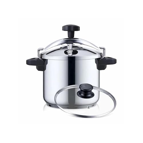Watio Wave Kochtopf aus Edelstahl, 10 Liter, mit Drehventil, ideal zum Schnellkochen und langlebig von Watio Wave