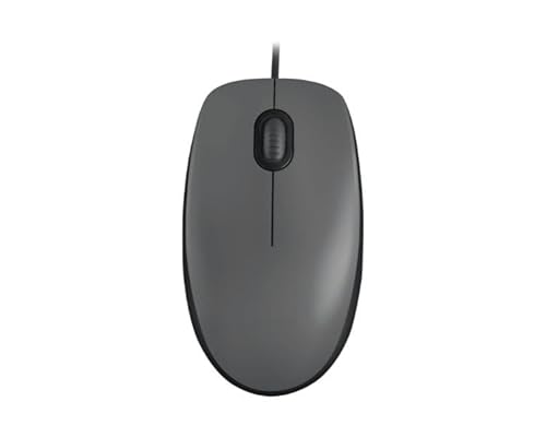 Watio Wave Optische Maus, USB-Anschluss, ergonomisches Design, 3 Tasten, hohe Präzision, ideal für den täglichen Gebrauch und Büro, Schwarz von Watio Wave