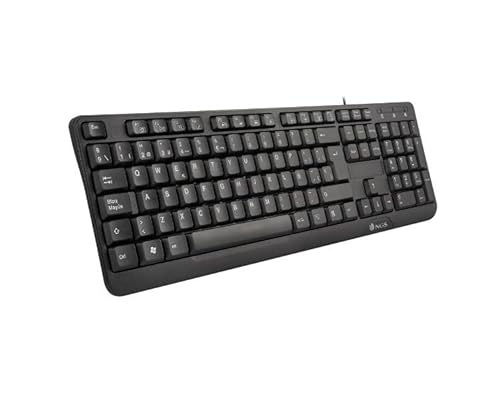 Watio Wave Schwarze mechanische Tastatur mit USB-Anschluss, ergonomisches Design, RGB-Hintergrundbeleuchtung, integrierte Multimedia-Tastatur, ideal für Gaming und Büro von Watio Wave