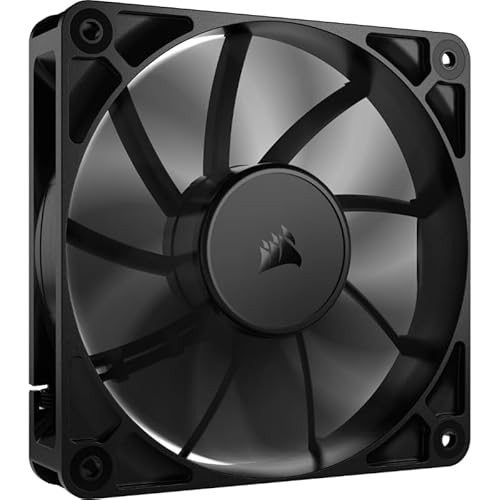 Watio Wave Ventilator - 120mm Hilfslüfter - schwarzes Design, effizient, ideal für Kühlung, einfache Installation und leiser Betrieb* von Watio Wave