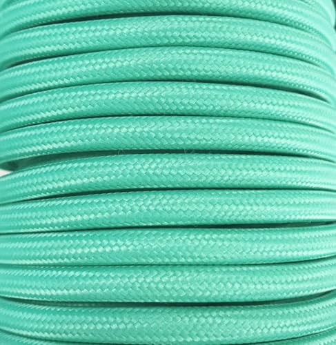 5 m langes Textilkabel, glatt, Mint, matt 5 m langes Textilkabel, glatt, Mint, matt von WatioWave