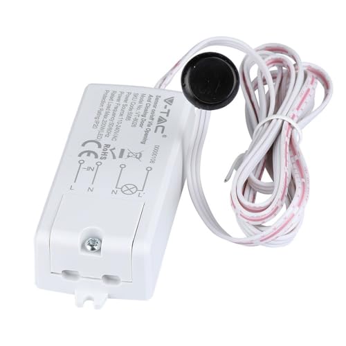 Bewegungssensor (kompatibel mit LEDs bis zu 200 W) - Aktiviert automatisch die Lichter bei Bewegungserkennung und bietet Sicherheit und Komfort im Innen- und Außenbereich. von WatioWave