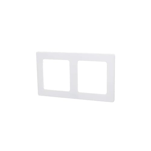 Wandschild aus Glas im deutschen/französischen Stil mit 2 Schlüsseln in Weiß bringt einen modernen und eleganten Touch und harmonisiert Funktionalität und Design in jedem Raum. von WatioWave