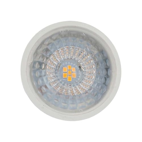 WatioWave 6 W GU10 RIPPLE PLASTIC SPOTLIGHT CHIP 6500K 110'D dimmbar von WatioWave