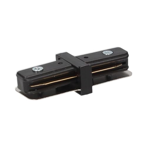 WatioWave Gerader Stecker, einphasig, Schwarz, IP20 von WatioWave