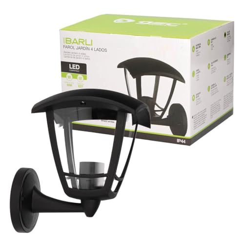 WatioWave L Garten Arm unten schwarz E27 Barli von WatioWave
