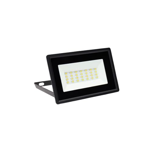 WatioWave LED-Projektor, Schwarz, 20 W, 6000 K, IP65 von WatioWave