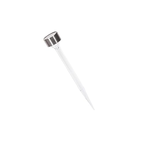 WatioWave LED-Solarleuchte aus Edelstahl, 6500 K mit integriertem Schirm zur Beleuchtung von Gärten und Rasen. von WatioWave