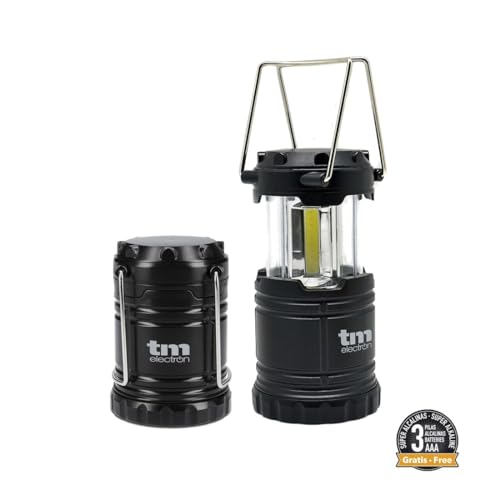 WatioWave LED-Taschenlampe Camping 9 W 3 x AAA TM ELECTRON von WatioWave