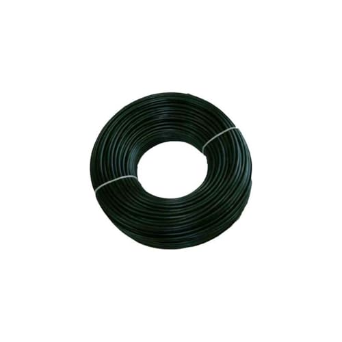 WatioWave Schwarze Flachschlauchrolle, 2 x 1 mm, Länge 20 m, ideal für Audio, einfach zu handhaben und zu lagern, perfekt für Ihre Projekte und Veranstaltungen. von WatioWave
