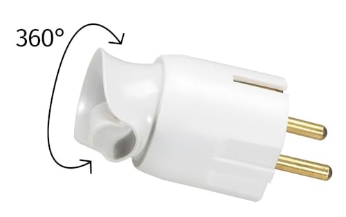 Weißer rotierender Luftstecker mit TTL-Ausgang, ideal für elektrische Verbindungen in Installationen und Veranstaltungen. Weißer rotierender Luftstecker mit TTL-Ausgang, ideal für elektrische Verbindungen in Installationen und Veranstaltungen. von WatioWave