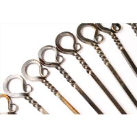 Schmied Gemacht Grillspieße, Handgeschmiedeter Stahl, 8Er-Set Schmied Gemacht Grillspieße, Handgeschmiedeter Stahl, 8Er-Set von WatkinsForge