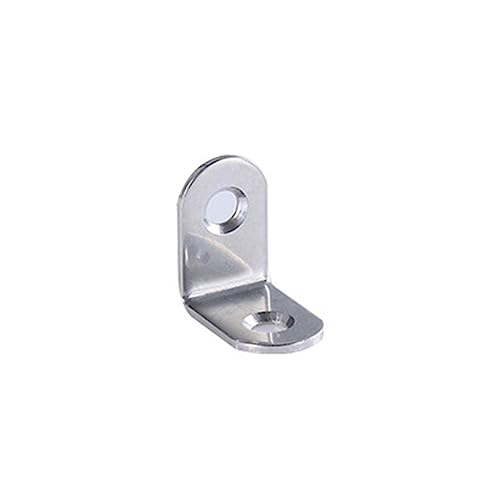 10pcs Heavy Duty L Klammer Eckscheibe Edelstahl 90 Grad Förderer Metall Ecke Rechtswinkelregalstütze von Watreketal