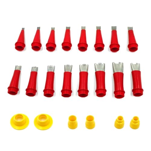 22pcs/Set Wiederverwendbares Gummi Düsen Werkzeug Mit Basis Universeller Edelstahl Caulking Beschichtungs Kaultier Applikator Integrated Gummi Düse 22pcs/Set Wiederverwendbares Gummi Düsen Werkzeug Mit Basis Universeller Edelstahl Caulking Beschichtungs Kaultier Applikator Integrated Gummi Düse von Watreketal